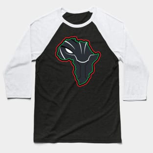 African Black Panther Baseball T-Shirt